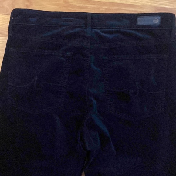 Adriano Goldschmied Black High Rise Velvet Jeans Size 31R - Picture 10 of 10